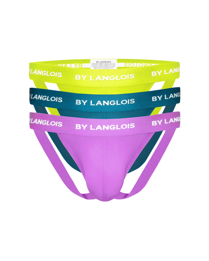 3-PACK ACTIVE PERFECT FIT JOCK STRAPS