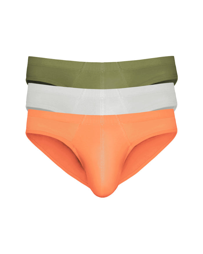 3-PACK FRESH PEACH PERFECT FIT MICRO BRIEFS