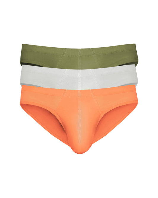 3-PACK FRESH PEACH PERFECT FIT MICRO BRIEFS