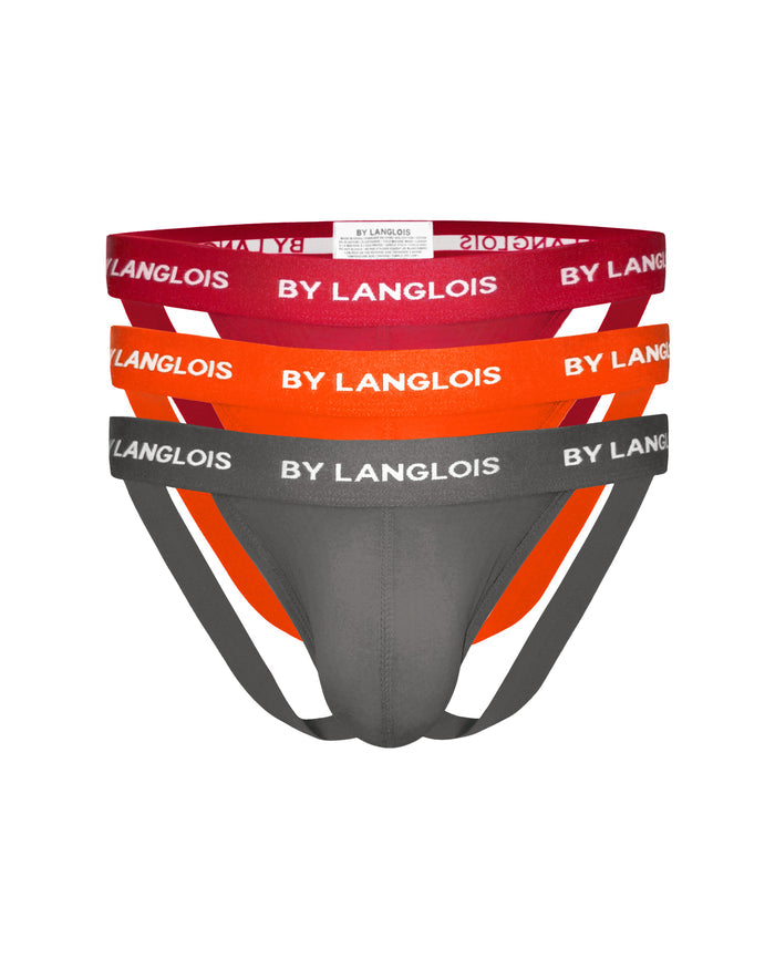 3-PACK HEAT PERFECT FIT JOCK STRAPS