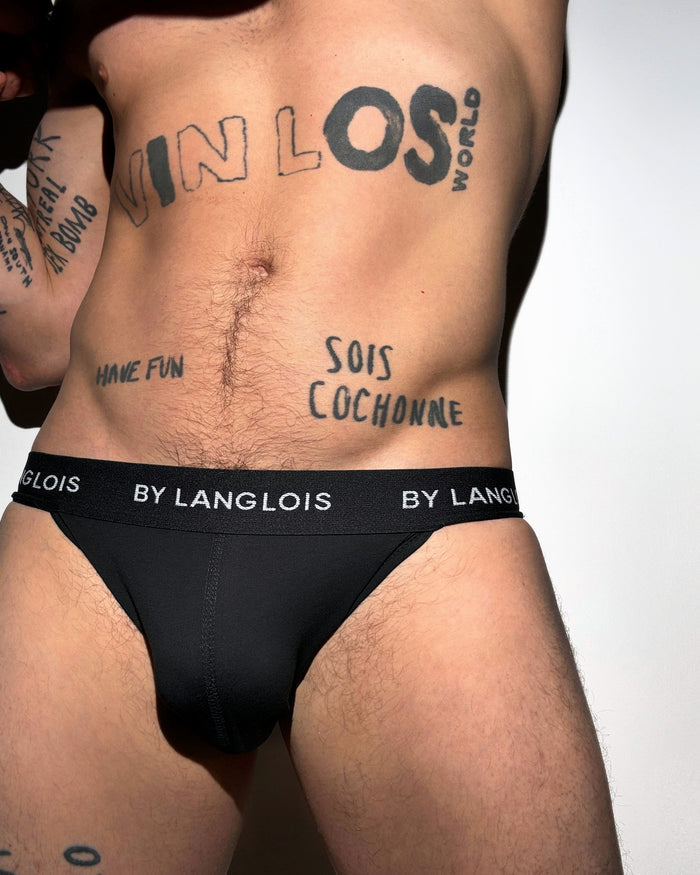3-PACK PERFECT FIT JOCK STRAPS IN BLACK