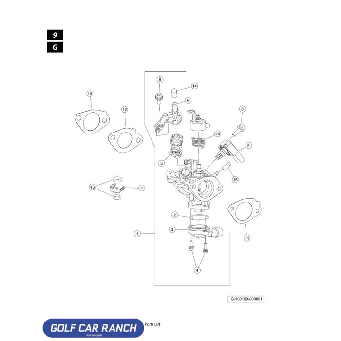 47629869001 GASKET INSULATOR TO T-BODY Kholer GASKET