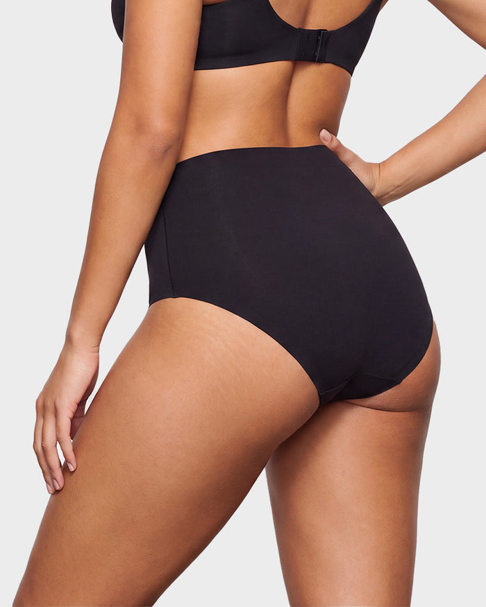 5-Pack No-Show High-Waisted Seamless Briefs