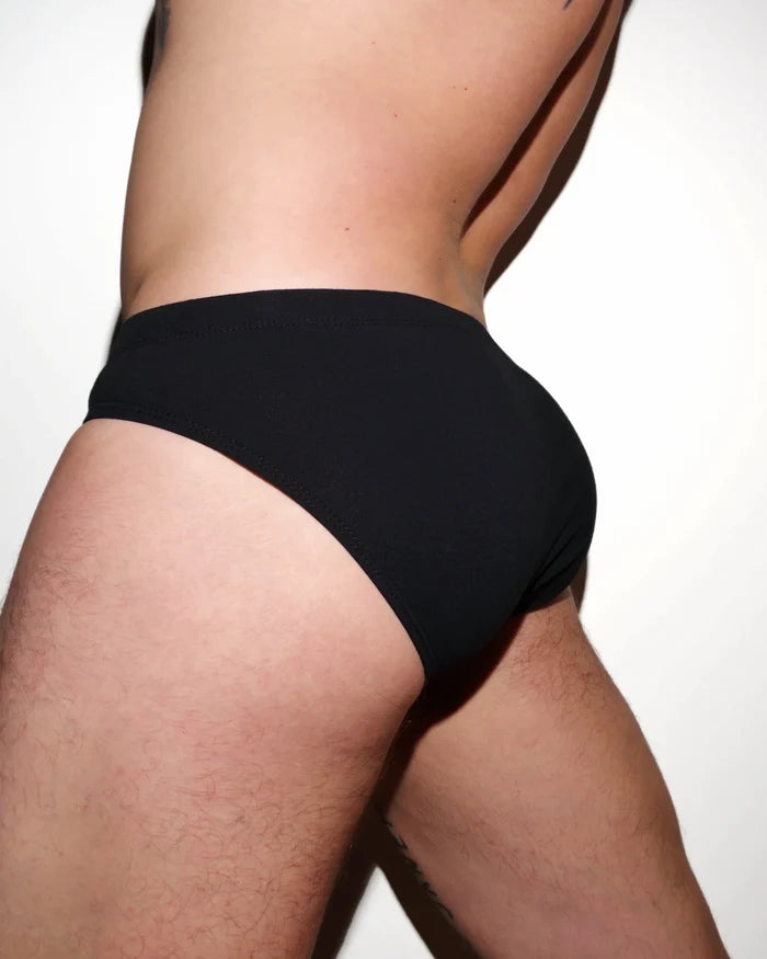 6-PACK PERFECT FIT MICRO BRIEFS IN BLACK