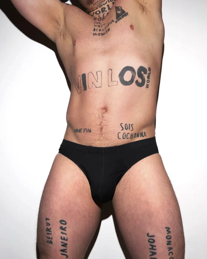 6-PACK PERFECT FIT MICRO BRIEFS IN BLACK