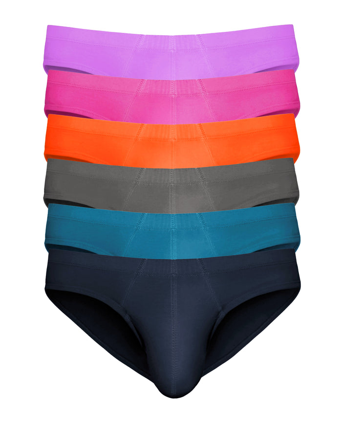 6-PACK RANGE PERFECT FIT MICRO BRIEFS