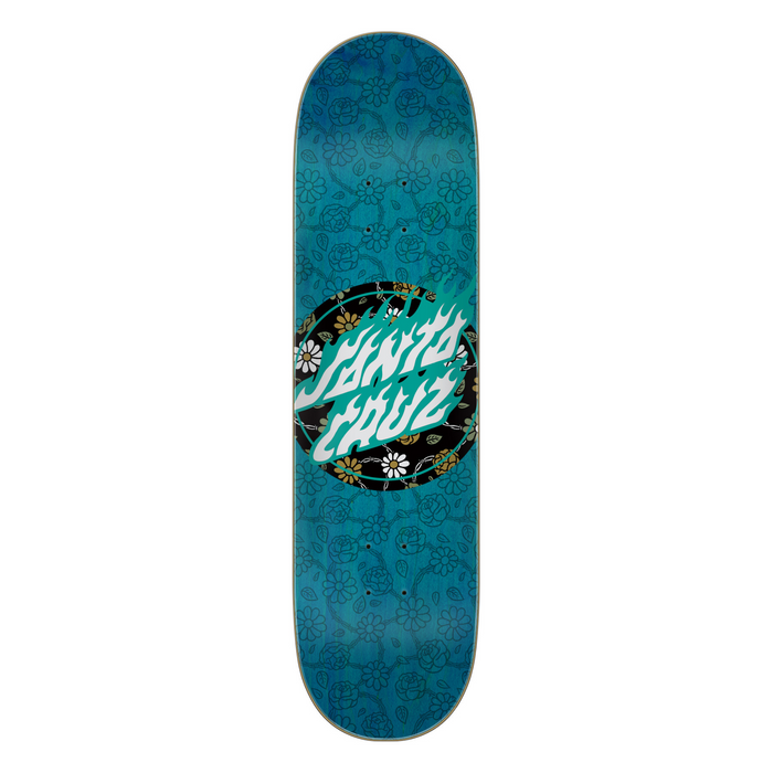 8.25 Floral Flame Dot Santa Cruz Birch Skateboard Deck