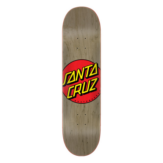 8.375" Classic Dot Santa Cruz Skateboard Deck