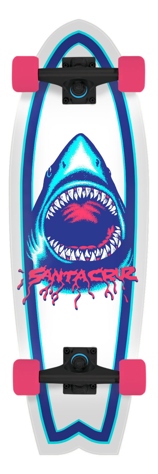 8.81" Speed Wheels Santa Cruise Cruiser Complete Skateboard