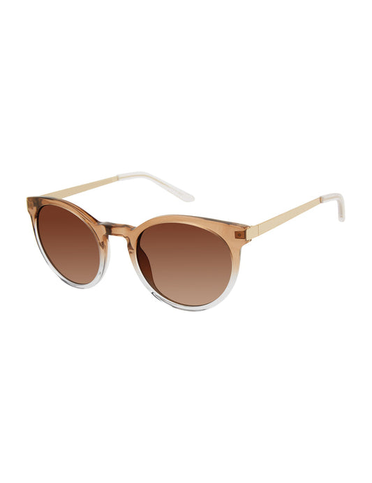 Plastic Frame Round Sunglasses