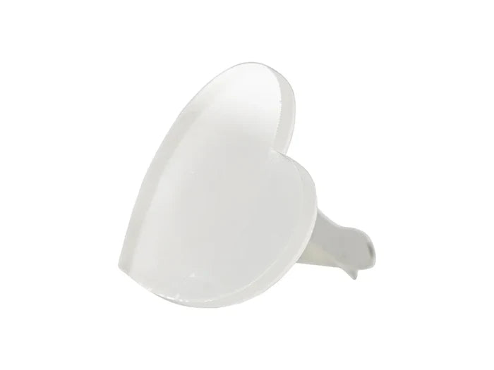 Acrylic Car Air Freshener Holder(Heart, 5*5*4.3cm)