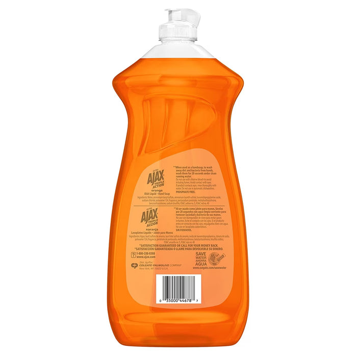 Ajax Ultra Triple Action Orange Antibacterial Dish Soap - 28 oz - 9 Pack