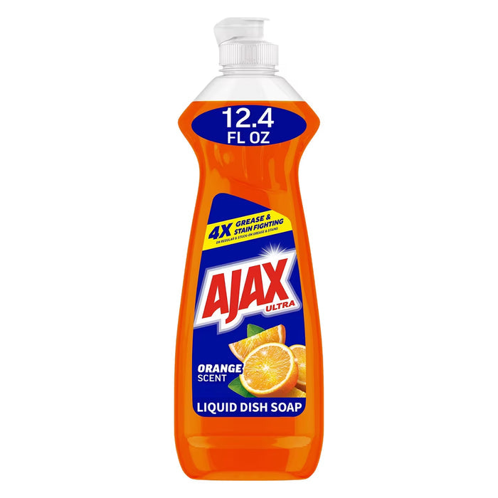 Ajax Ultra Triple Action Orange Liquid Dish Soap - 12.4 oz - 20 Pack