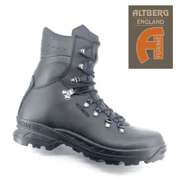 Altberg Blueline Black Police Boot with AForme Badge  from  John Bull Clothing
