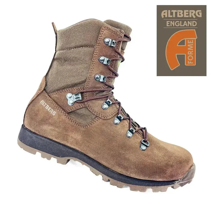 Altberg Desert Tabbing Boot MK3 MoD Brown with AForme Fitting  from  John Bull Clothing
