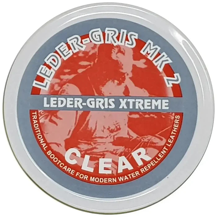 Leder-Gris Xtreme wax oil tin for shoe care 1 Tin from  John Bull Clothing
