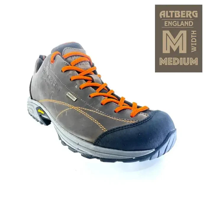 Altberg Skipton Nubuck Brown Leather Walking Shoe with Medium Fitting  from  John Bull Clothing
