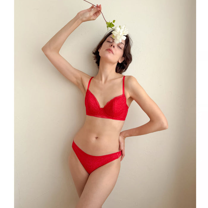 Amary 3/4 Cup Underwire Bra | Red