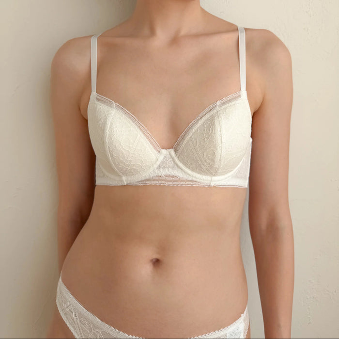 Amary 3/4 Cup Underwire Bra | White