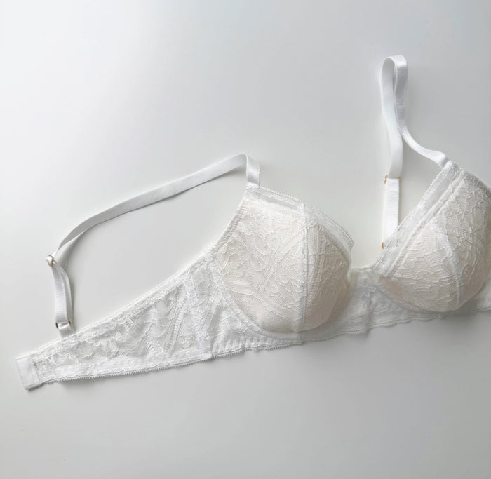 Amary 3/4 Cup Underwire Bra | White