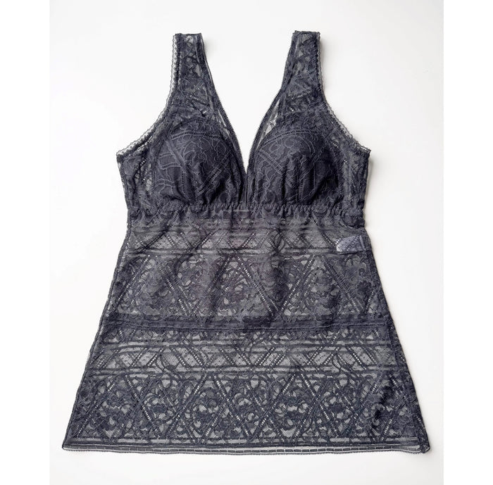 Amary All Lace Bra Camisole | Charcoal
