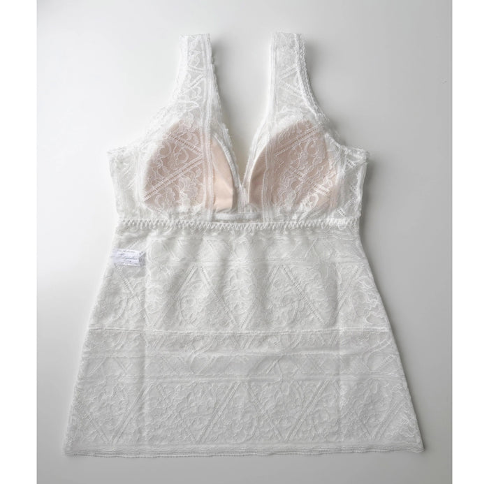 Amary All Lace Bra Camisole | White