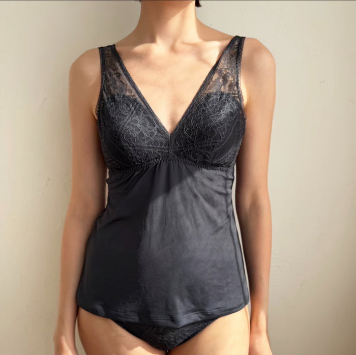 Amary Bra Camisole | Charcoal