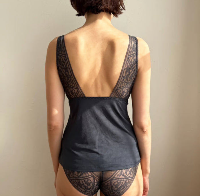 Amary Bra Camisole | Charcoal