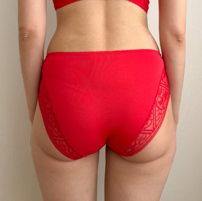 Amary High Waist Bikini | Red