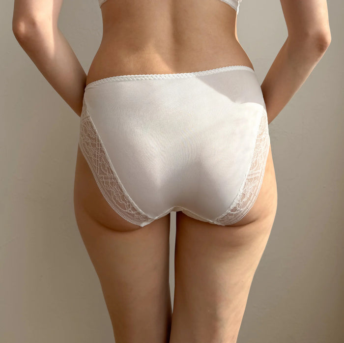 Amary High Waist Bikini | White