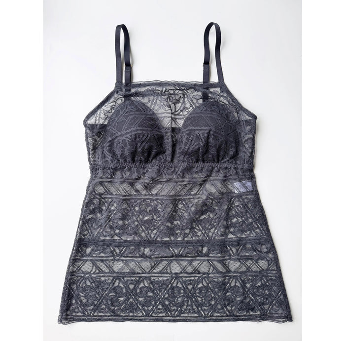 Amary Strap Bra Camisole | Charcoal