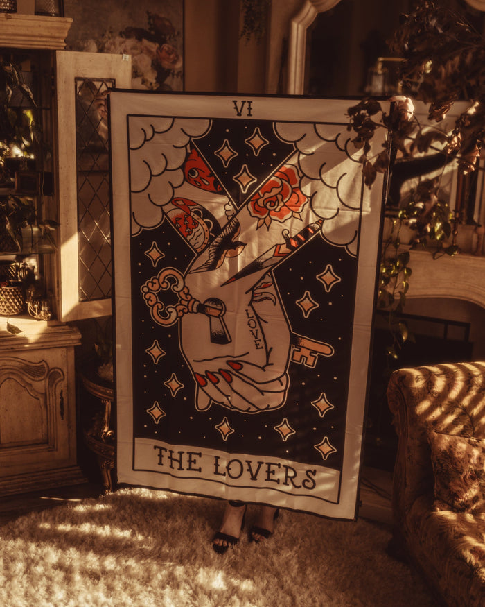 American Traditional Lovers Tapestry