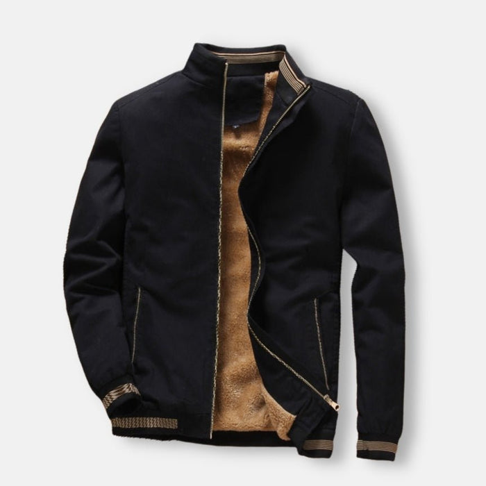 Antonios Autumn Bomber Jacket - AntoniosClothing - Black