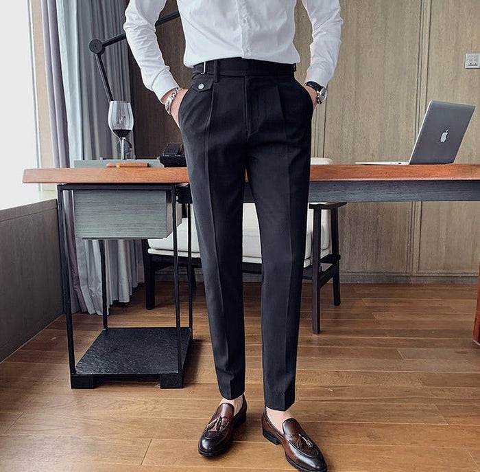 Antonios British Business Pants - AntoniosClothing - Beige