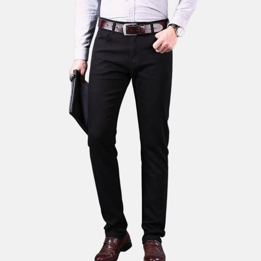 Antonios Business Casual Black Jeans - AntoniosClothing - Black
