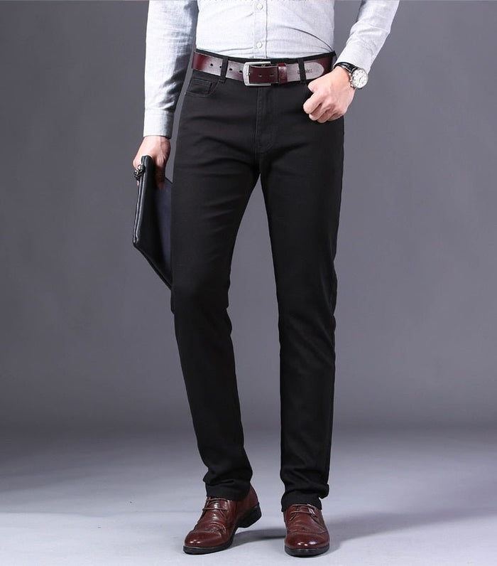 Antonios Business Casual Black Jeans - AntoniosClothing - Black