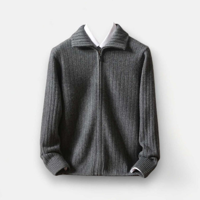 Antonios business casual cardigan - AntoniosClothing - Gray