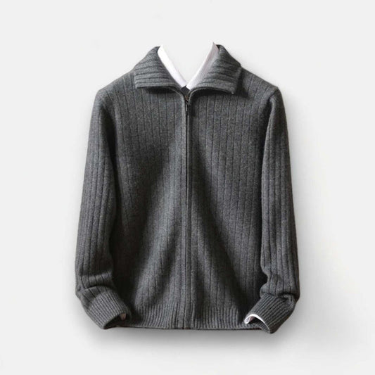 Antonios business casual cardigan - AntoniosClothing - Gray