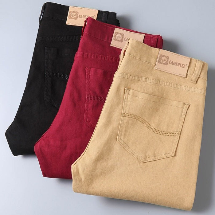 Antonios Business Casual White Jeans - AntoniosClothing - Black