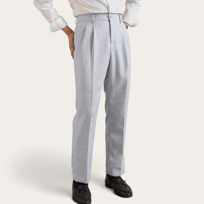 Antonios classic business pants british tailored fit - AntoniosClothing - Black