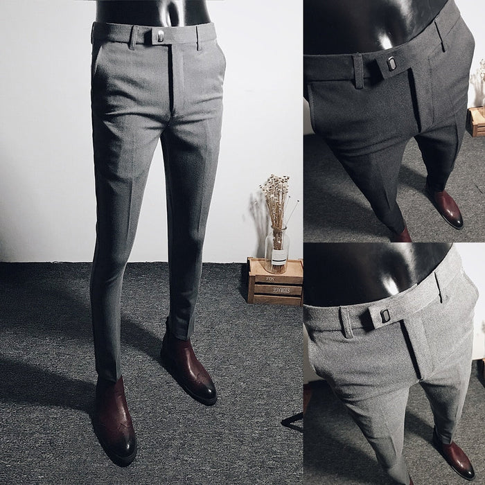 Antonio Business Trousers - AntoniosClothing - black