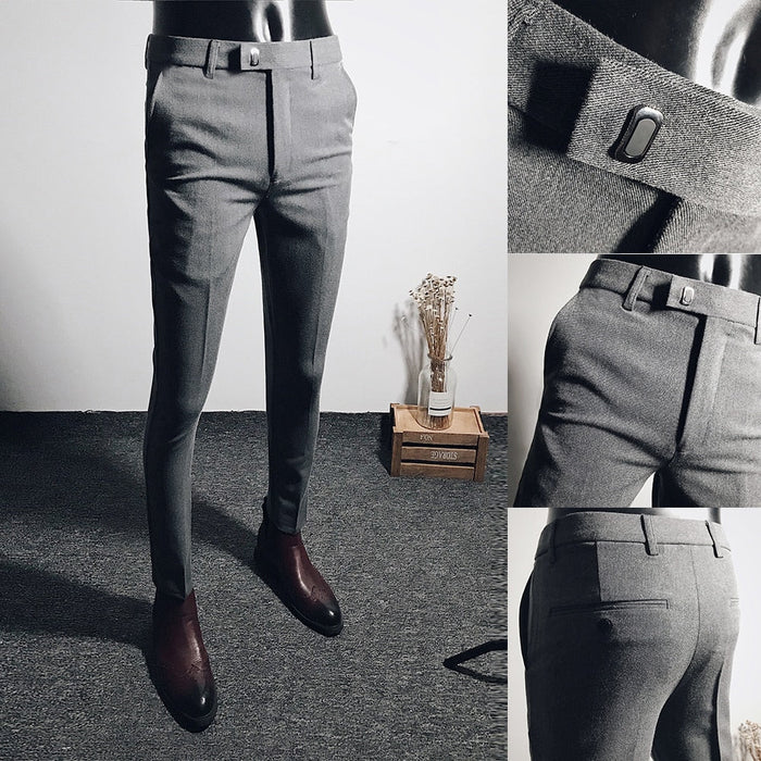 Antonio Business Trousers - AntoniosClothing - black
