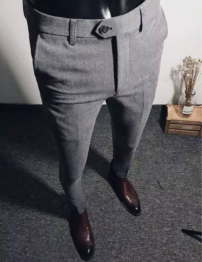Antonio Business Trousers - AntoniosClothing - gray