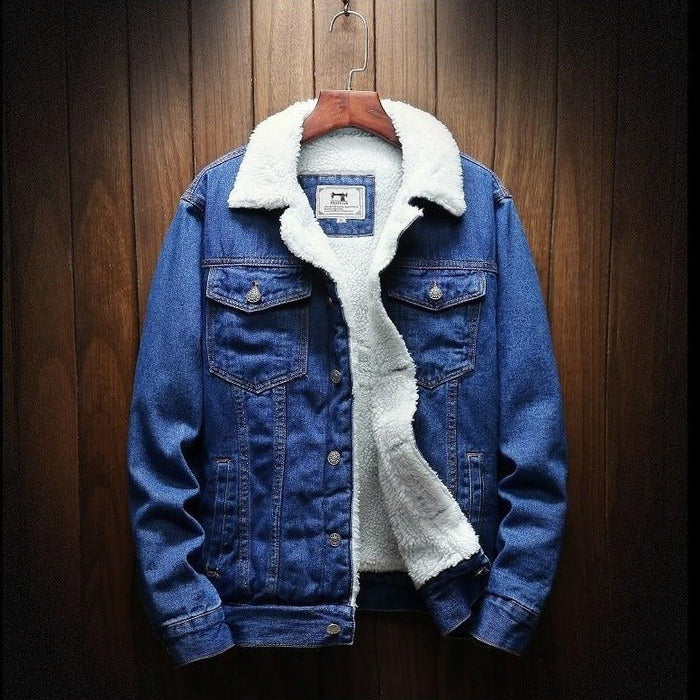 Antonio Casual Denim Jacket - AntoniosClothing - Blue