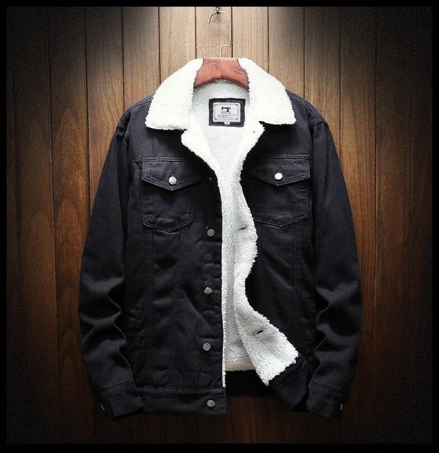 Antonio Casual Denim Jacket - AntoniosClothing - Black B