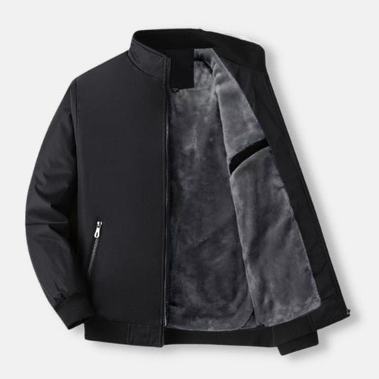 Antonios David Casual Jacket - AntoniosClothing - Black Thicken