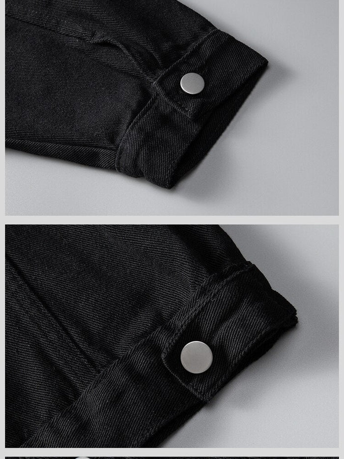 Antonios Denim Slim-Fit Jacket - AntoniosClothing - white