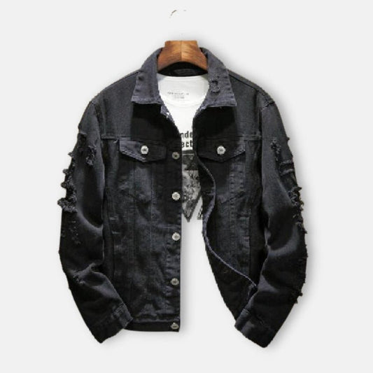 Antonio Ripped Jacket - AntoniosClothing - white