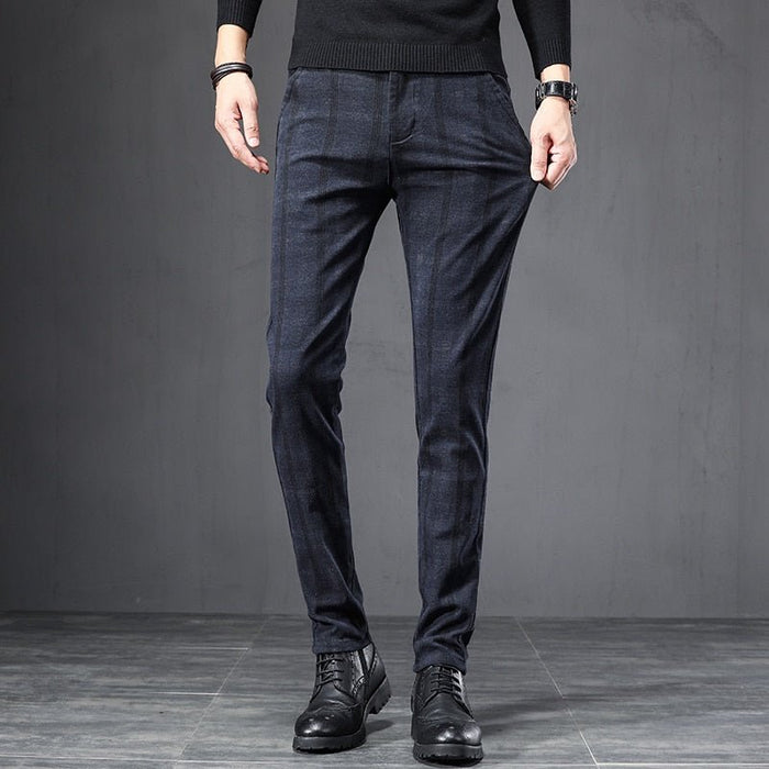 Antonios England Casual Pants - AntoniosClothing - Blue