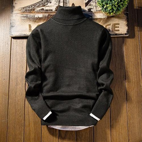 Antonios Fine Cotton Sweater - AntoniosClothing - Black